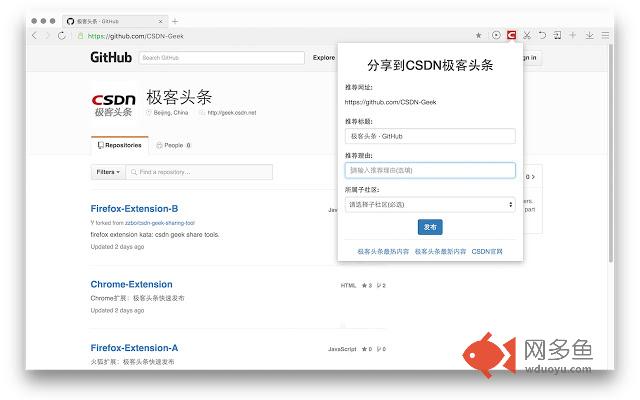 CSDN Geek插件截图