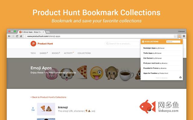 Product Hunt Bookmark Collections