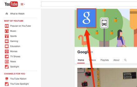 Enlarge Profile Image for YouTube™插件截图