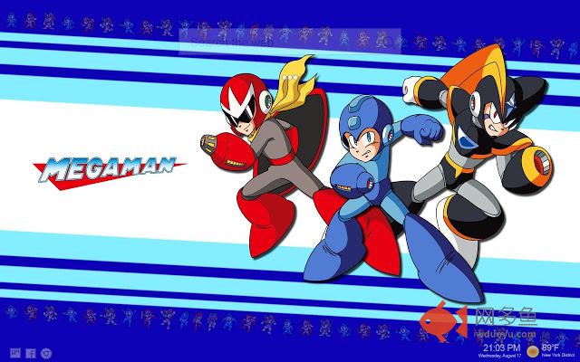 Mega Man NewTab Backgrounds