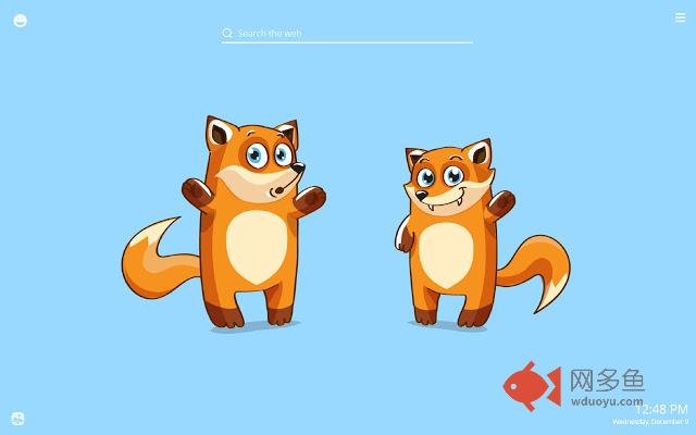Funny Fox Emoji HD Wallpapers New Tab Theme