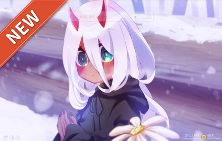 Zero Two & Hiro NewTab Themes HD插件截图