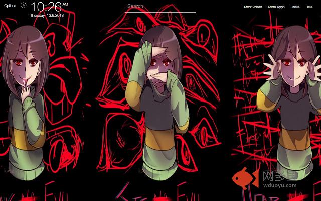 Chara Undertale Wallpapers FullHD Backgrounds插件截图