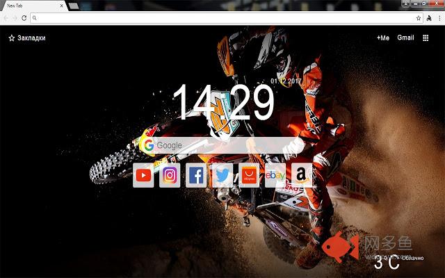 Motocross - New Tab Wallpapers&Themes HD