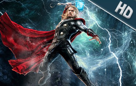 Thor HD Wallpapers New Tab插件截图