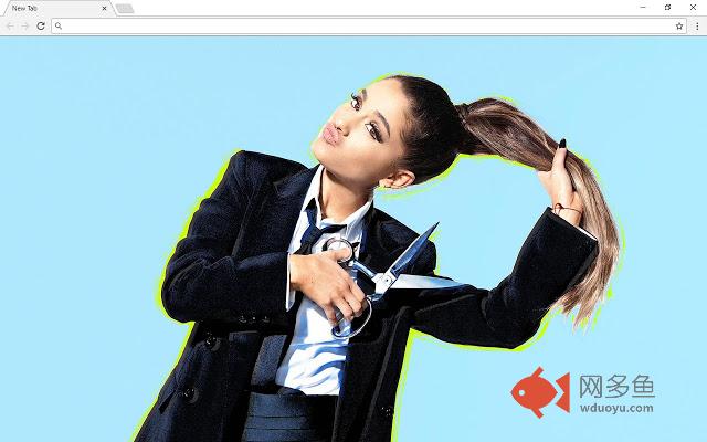 Ariana Grande New Tab & Themes