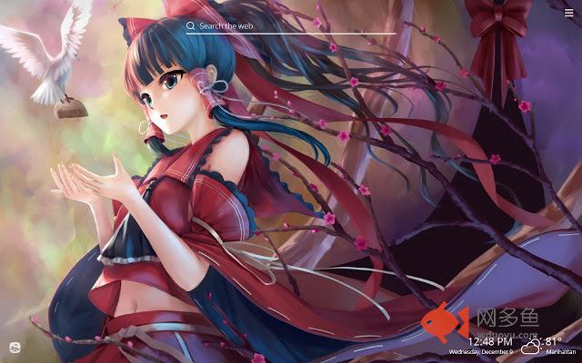 Hakurei Reimu HD Wallpapers New Tab Theme