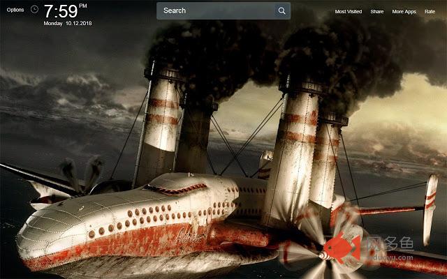 Airplane Wallpapers Theme New Tab