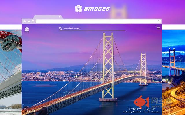 Bridges HD Wallpaper New Tab Theme