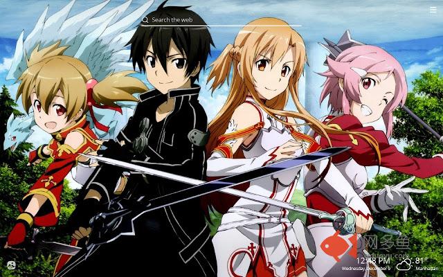 SAO Kirito HD Wallpapers New Tab Theme
