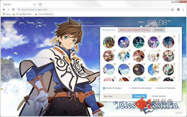 Tales Of HD Wallpaper New Tab Themes