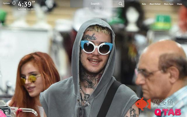 Lil Peep Wallpapers Theme Lil Peep New Tab插件截图