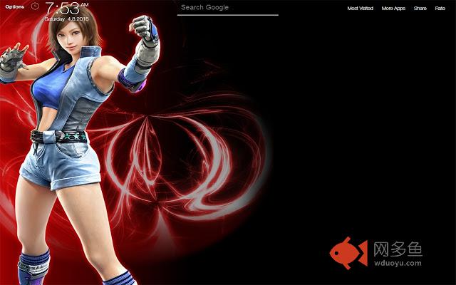 Tekken 7 Wallpapers FullHD New Tab插件截图