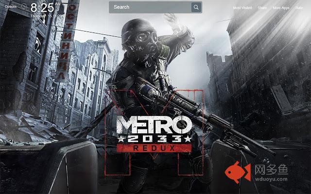 Metro Game Wallpapers Theme New Tab  插件截图
