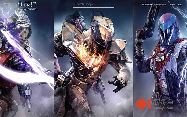 Destiny 2 FullHD New Tab Wallpapers插件截图