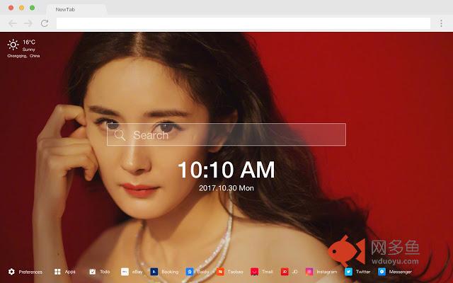 《杨幂》 新标签页 高清壁纸 热门壁纸 主题