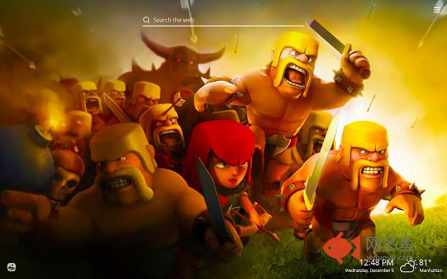 Clash of Clans HD Wallpapers New Tab Theme