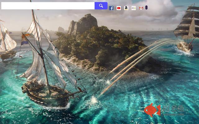 Skull & Bones HD Wallpapers New Tab