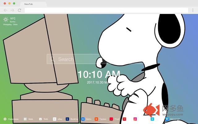 史努比 新标签页 高清壁纸 热门壁纸 主题
