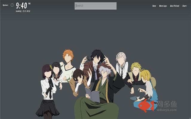 Bungou Stray Dogs Wallpapers HD插件截图