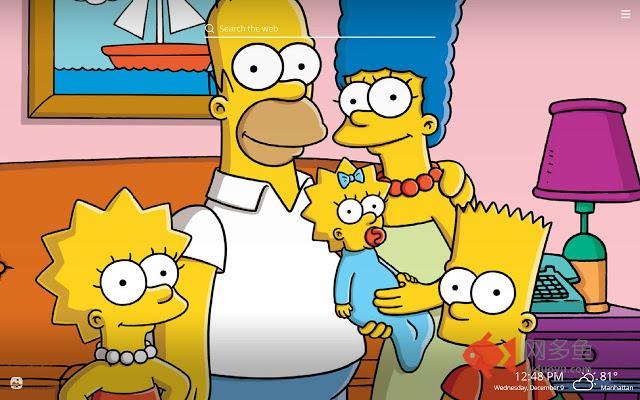 The Simpsons HD Wallpapers New Tab Theme