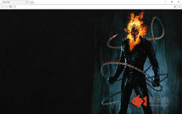 Ghost Rider New Tab & Themes