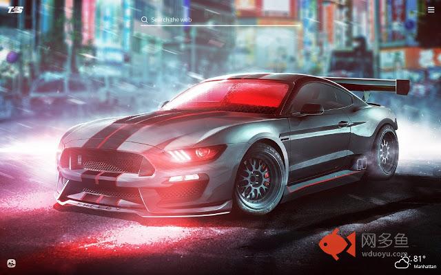 Ford Mustang GT500 HD Wallpaper New Tab Theme