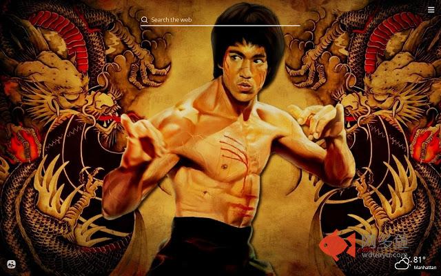 Bruce Lee HD Wallpapers New Tab Theme