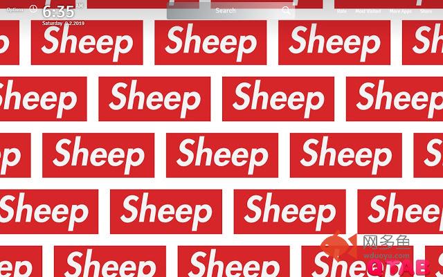 Supreme Wallpapers Theme Supreme New Tab插件截图