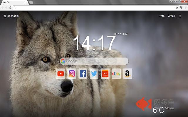 Wolf - New Tab Wallpapers Themes HD