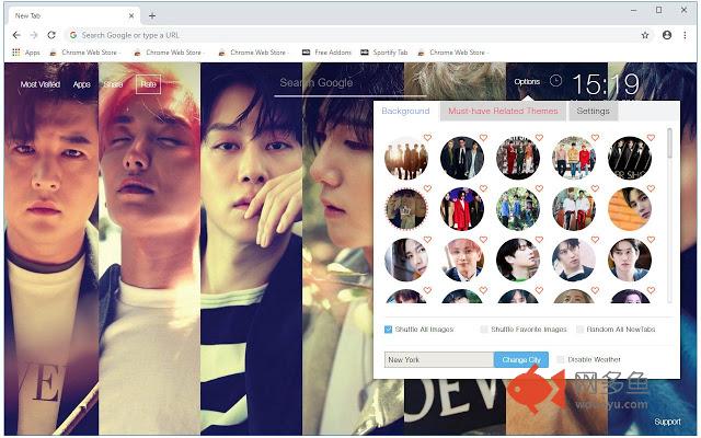 Kpop Super Junior HD Wallpapers New Tab
