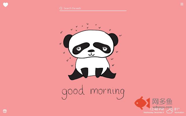 Cute Panda HD Wallpapers New Tab Theme