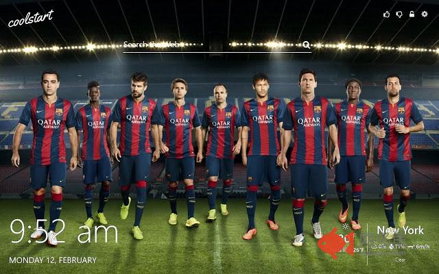 FC Barcelona HD Wallpapers New Tab Theme