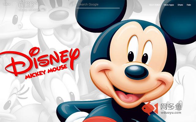 Mickey Mouse Wallpapers FullHD New Tab插件截图