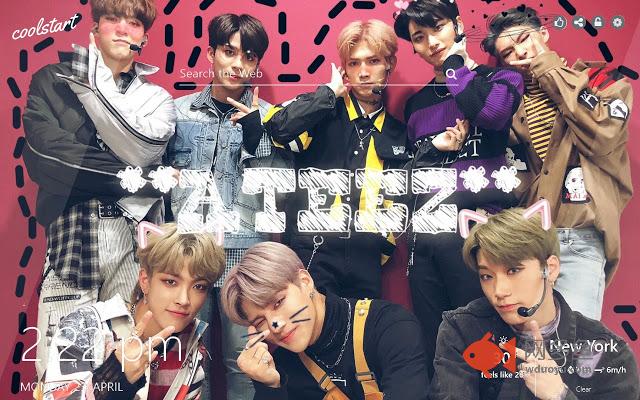 ATEEZ HD Wallpapers Kpop Muisic New Tab Theme