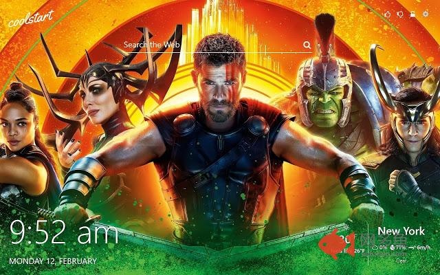 Thor Ragnarok HD Wallpapers New Tab Theme