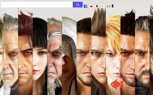 Final Fantasy XV HD Wallpapers New Tab.