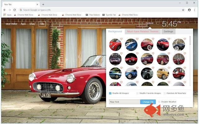 Classic Cars HD Wallpapers New Tab Themes