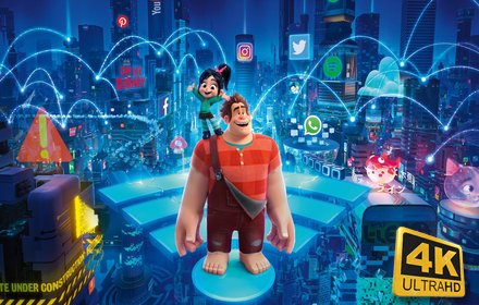 Wreck It Ralph 2 New Tab Themes HD Moana插件截图