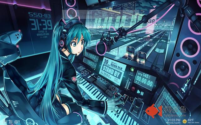 Hatsune Miku VOCALOID HD Themes New Tab