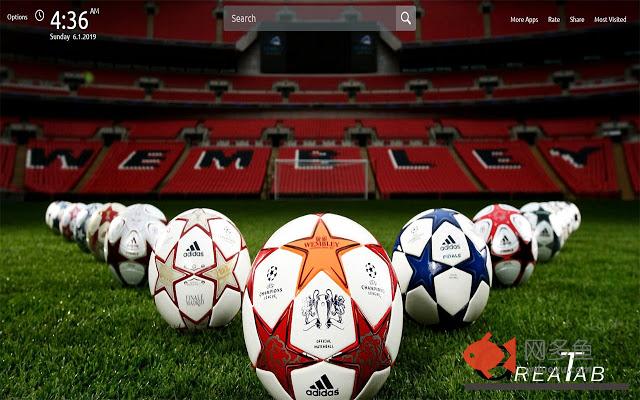Soccer Wallpapers Theme |GreaTab插件截图