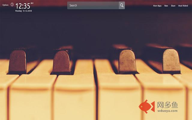 Piano Wallpapers Theme New Tab