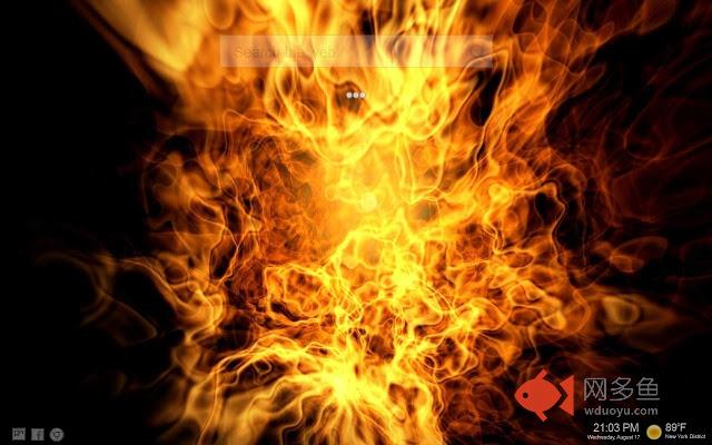 Fire Full New Tab