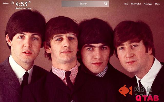 The Beatles Wallpapers The Beatles New Tab插件截图