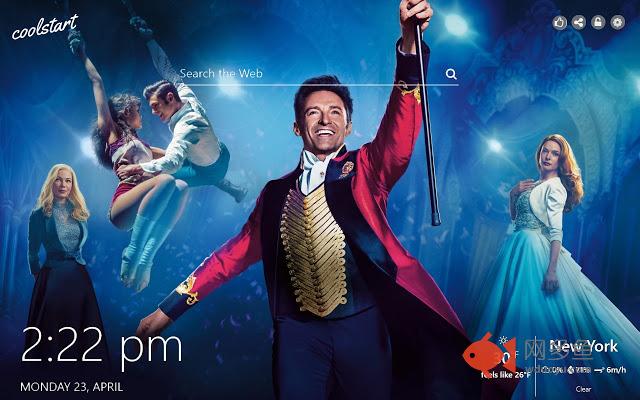 The Greatest Showman HD Wallpapers Tab Theme