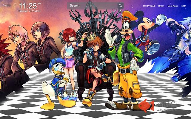 Kingdom Hearts 3 Wallpapers Theme New Tab