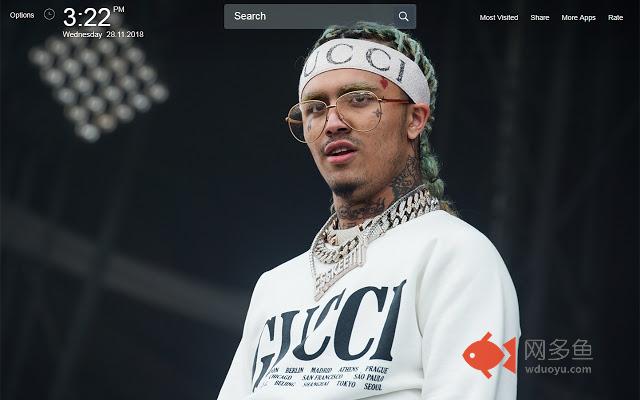 Lil Pump Wallpapers Theme New Tab插件截图