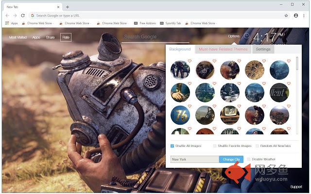Fallout 76 HD Wallpapers New Tab Themes