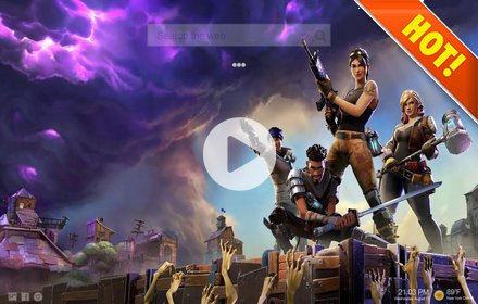 Fortnite Live Wallpapers New Tab插件截图