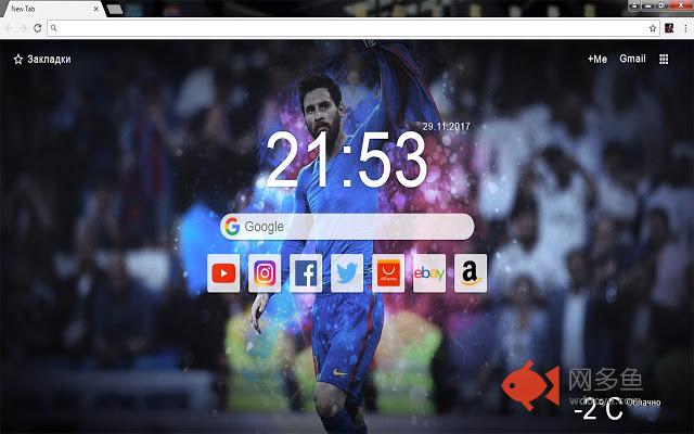 Lionel Messi - New Tab Wallpapers&Themes HD